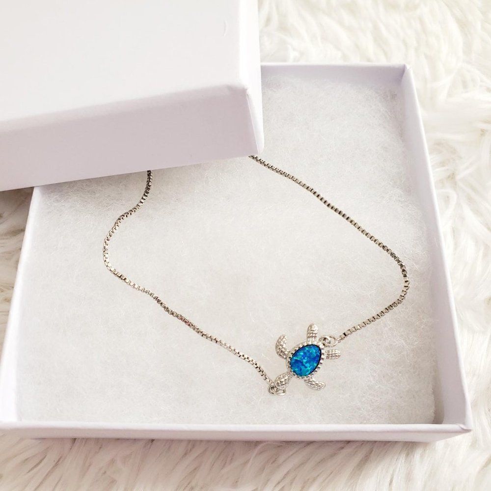 Sea Turtle Bracelet, Nautical Jewelry